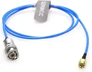SZRMCC TRB Triax BNC 3-Slot Male to SMA Male Coaxial Cable for MIL1553 Data Bus Coupler Network Antenna (1m)