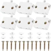 domoi 6Pcs Door Led Switch for Closet Light,Normally Closed Cabinet Electrical Lamp Switches,for Closet Pantry Cabinet White