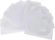 5 Sets Reflective Mailbox Stickers Self Adhesive Decals for Outdoor Use Easy Peel Stick Design for Homes Mailboxes and Address Signs