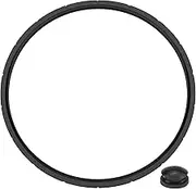 1 Set 09985 Pressure Canner Sealing Ring Gasket & Overpressure Plug, Rubber Pressure Canner Sealing Gasket Parts for Pre-sto 01751 01781 01784 01745 01755 01782 Pressure Cooker (16/18/23 Quart)