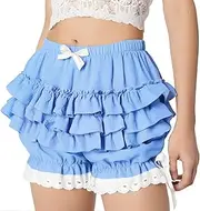Mikan Tsumiki MT Women Lolita Bloomers Victorian Ruffle Petticoat Pantloons Seven Colors