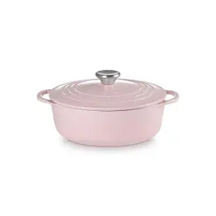 【Le Creuset】BIS琺瑯鑄鐵鍋圓鍋 22cm 薰衣草/藍色迷霧/棉花白/櫻桃紅(2.6L淺鍋 共八色選一)