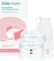 Frida Mom Nursing Pillow Back + Belly Warmers | Reusable Click-to-Heat Relief in an Instant for Back + Belly | 1 set - 2 heat packs