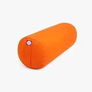 Iyengar Round Cotton Yoga Bolster, Yoga Cushion, Yoga Pillow for Full Back Support