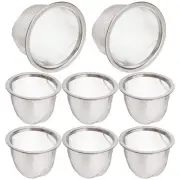 8 Pcs Tea Filter Mesh Reusable Teapot Infuser Kettle Mug Travel