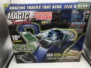 Magic Tracks Monster Truck Rally Glow In Dark Race Track W/car10ft Speedway