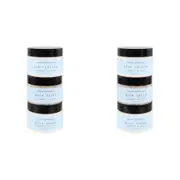 6pc Arome Ambiance Nature Fresh Bath & Body Scrub Stack Set Coconut & Lime