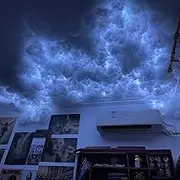 3D Thundercloud LED Light Cotton Lightning Cloud Colorful Atmosphere Night Light, LED Light Strip RGB Strip Lights Cloud Light Multicolor Lightning Changing for Bedroom Gaming Room Indoor(5M/16.4ft)