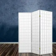 3 Panel Room Divider Screen 131x179cm White Portable Privacy Partition Hom 3P-WH