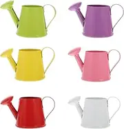 Toddmomy 6Pcs Kids Watering Can Metal Children Garden Watering Can Mini Watering Can Flower Watering Kettle for Kids