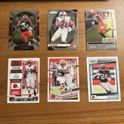 Nick Chubb 2020-2024 Panini Absolute/Select/Prizm/Donruss/Contenders 6-Card Lot