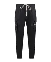 Rick Owens Mastodon Drawstring Cargo Pants IT56,IT54 black