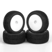 1:10 Rc Buggy Wheels Tires Set For Kyosho Laser zx5 zx6 Dirt Hog Ultima rb6