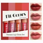 4Pcs/Set Matte Lipstick Set Long Lasting Lip Gloss Non-Stick Cup Liquid Lipstick