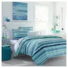 Aqua Alex Duvet Cover Set (Full/Queen) - Poppy & Fritz