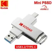 X203 USB3.2 Mini Metal PSSD 1TB 2 in 1 External Solid State Drive 128GB 2