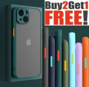 Slim hybrid Shockproof Case for iPhone 15 14 13 12 11 Pro Max Camera Lens Cover