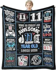 TOBUNKIEN Birthday Gifts for 11 Year Old Boys - Cool Presents and Ideas - Throw Blanket 60 X 50 Inch