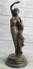Handcrafted Temptation: Canova`s Large Bronze Sculpture Statue Art Gift