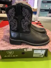 Ariat Ladies Fatbaby® II Black Round Toe Boots 10004729
