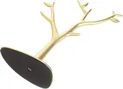 CAXUSD 1PC Antler Jewelry Rack Stylish Jewelry Organizer for Rings Necklaces Watches Multi Purpose Display Rack for Home Office Store Elegant Golden Design