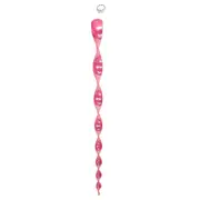 Wind Spinner Rod Pink Reflective Spiral Bird Deterrent Rotating Repeller 48cm Acrylic