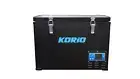 Korio 60L Camping Fridge/Freezer 12V/240V 88 Can Capacity Camping Caravan