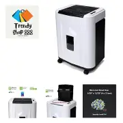 120-Sheet Auto Feed High Security Micro-Cut Paper Shredder / 30 Minutes White...