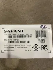 Savant echo wireless forward phase dimmer switch