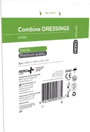 Aerowound Combine Dressing 10 X 10Cm, 50 Count