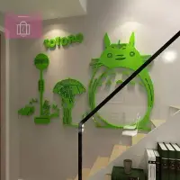 在飛比找Yahoo!奇摩拍賣優惠-龍貓 壓克力壁貼 3D立體壁貼 學校佈置 幼兒園裝飾