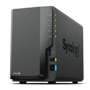 Synology 群暉 DiskStation DS224+ (2Bay/Intel/2GB) NAS 網路儲存伺服器