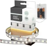[D.A.Y. Republic] 1.5m AA Battery Operated Indoor LED Strip Lights, Ideal for Under Shelf Lighting, Cupboards, Wardrobes, Behind TV, Above Mirror, Cars, Motorhomes, Caravans, Lounge, Kids Bedroom