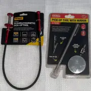 2 Sets Magnetic Pick-Up Tool with Mirror, Flexible Magnetic & Claw Pick Up Tool