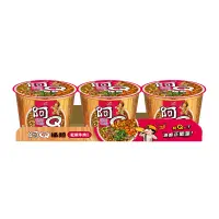 在飛比找PChome24h購物優惠-阿Q桶麵_紅椒牛肉風味(3碗/組)