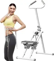 Stepper Machine, Stair Climber for Home Gym Exercise with 3 Adjustable Pedals Cardio, Speed Time Count Function LCD Stair Stepper Machine, Full Body Workout Vertical Climber
