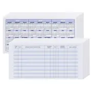24 Pack Check Register, Checkbook Registers for Personal, Blank Ledger Transacti
