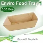 Disposable Food Tray 1 500Pc Cardboard Takeaway Boxes Eco Friendly Catering Box