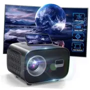 Projector, Electric focus Mini Projector 16000 Lumen with 200"