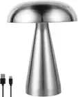 Mushroom Table Lamp, Portable Cordless LED Desk Light USB, Mushroom Bedside Lamp