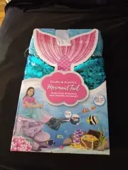 New Girl Mermaid Tail Plush and Playful Blanket/ Tail