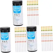 SOLUSTRE 3sets Water Test Ph Test High Sensitivity Test Strips Water Test Kit Hard Water Tester Ph Tester Water Hardness Test Ph Testing Papers Ph Test Paper Colorful 50pcs*3