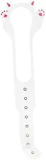 STARTIST Cat Door Stopper Cat Door Holder Latch Adjustable to Keep Dog Out of Litter Box and Food Pet Gates Pet Door Latch Door Strap, White