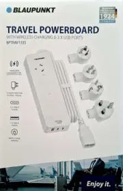 BLAUPUNKTTRAVEL POWERBOARD WIRELESS CHARGING &3 X USB PORT