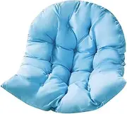 STARTIST Hanging Egg Chair Cushion Pad, Soft, Comfortable, Washable Hanging Basket Chair Cushion Thicken for Indoor Porch Patio, Blue