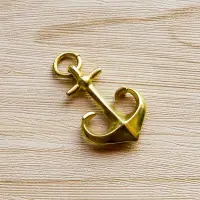 在飛比找Yahoo!奇摩拍賣優惠-黃銅船錨吊墜 吊飾 鑰匙圈 鑰匙扣 掛件 配飾