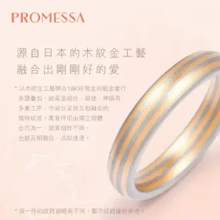 【PROMESSA】PT950鉑金/18K 相融系列 結婚戒指(男戒)