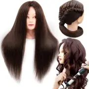 Mannequin Head Human Hair - 26 Inch Mannequin Head with Hair and Stand, Manne...