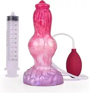 HGDTYRI Color Wide Dildo Anal Plug Classic Squirting Dildos Ejaculation Butt Plug Spray Dildo Penis Anal Dildos with Suction Cup, Sex Toys for Women Men