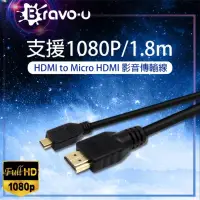 在飛比找博客來優惠-Bravo-u HDMI to Micro HDMI 影音傳